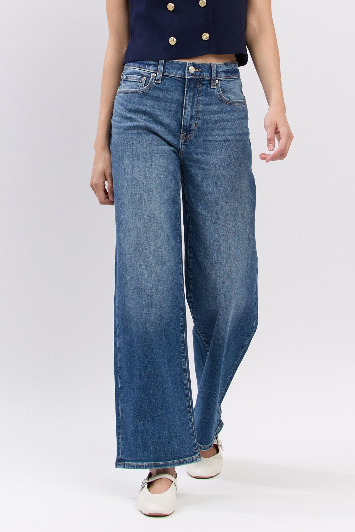 Eunina Brit Wide Leg in Bloom