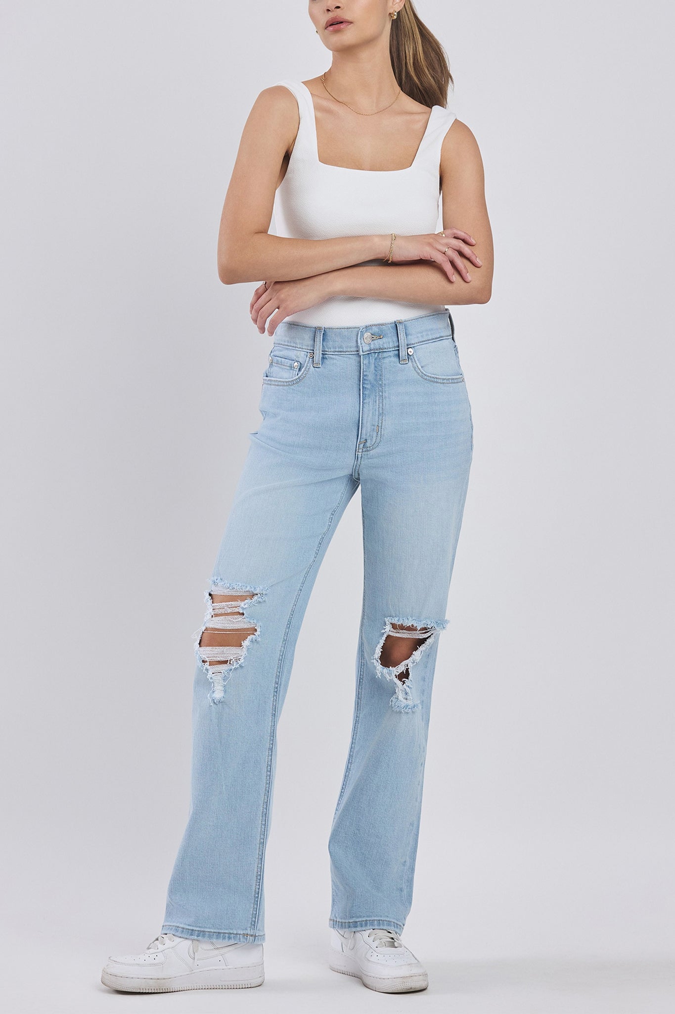 Eunina Codi Dad Jeans in Barker
