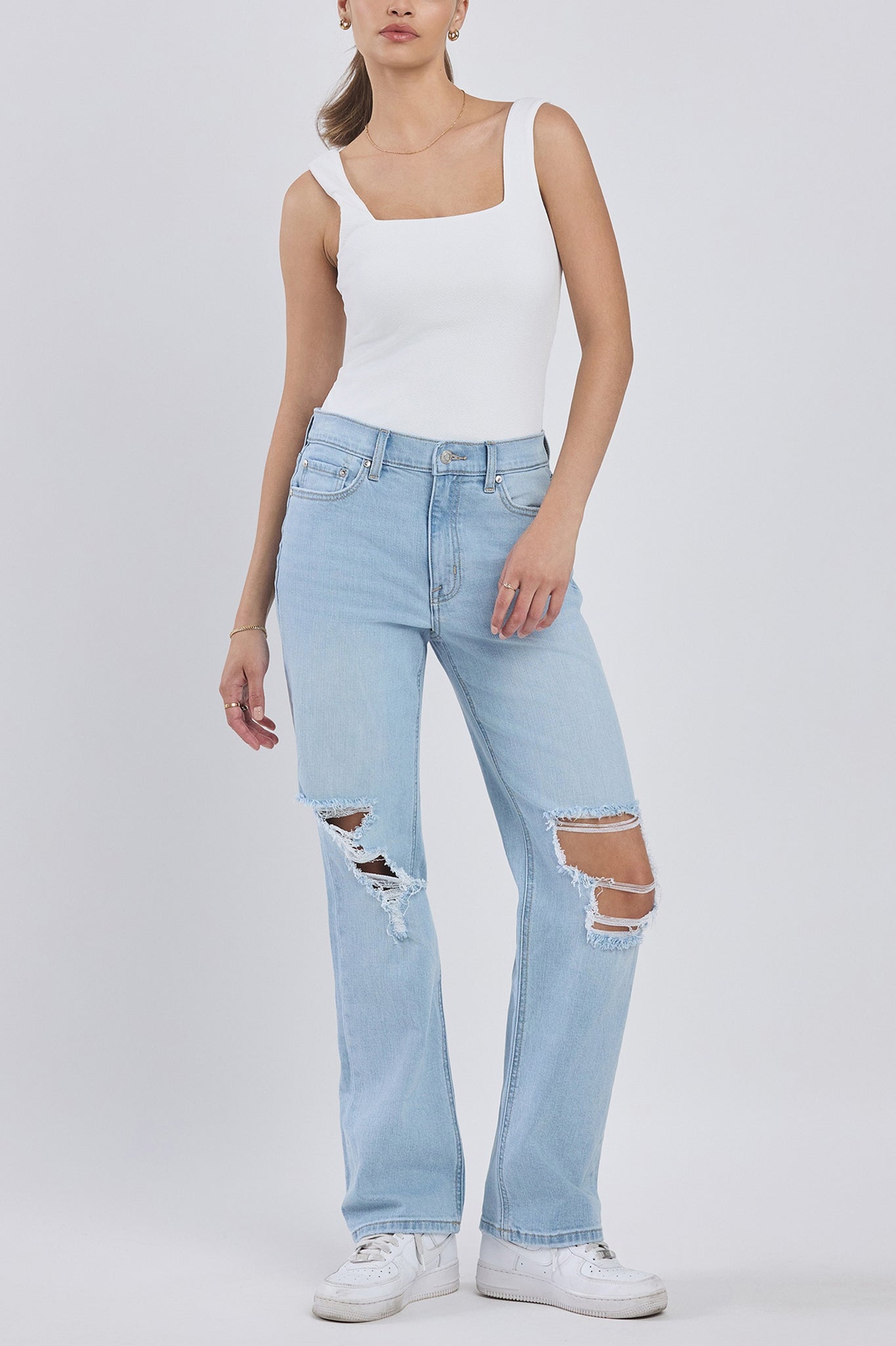 Eunina Codi Dad Jeans in Barker