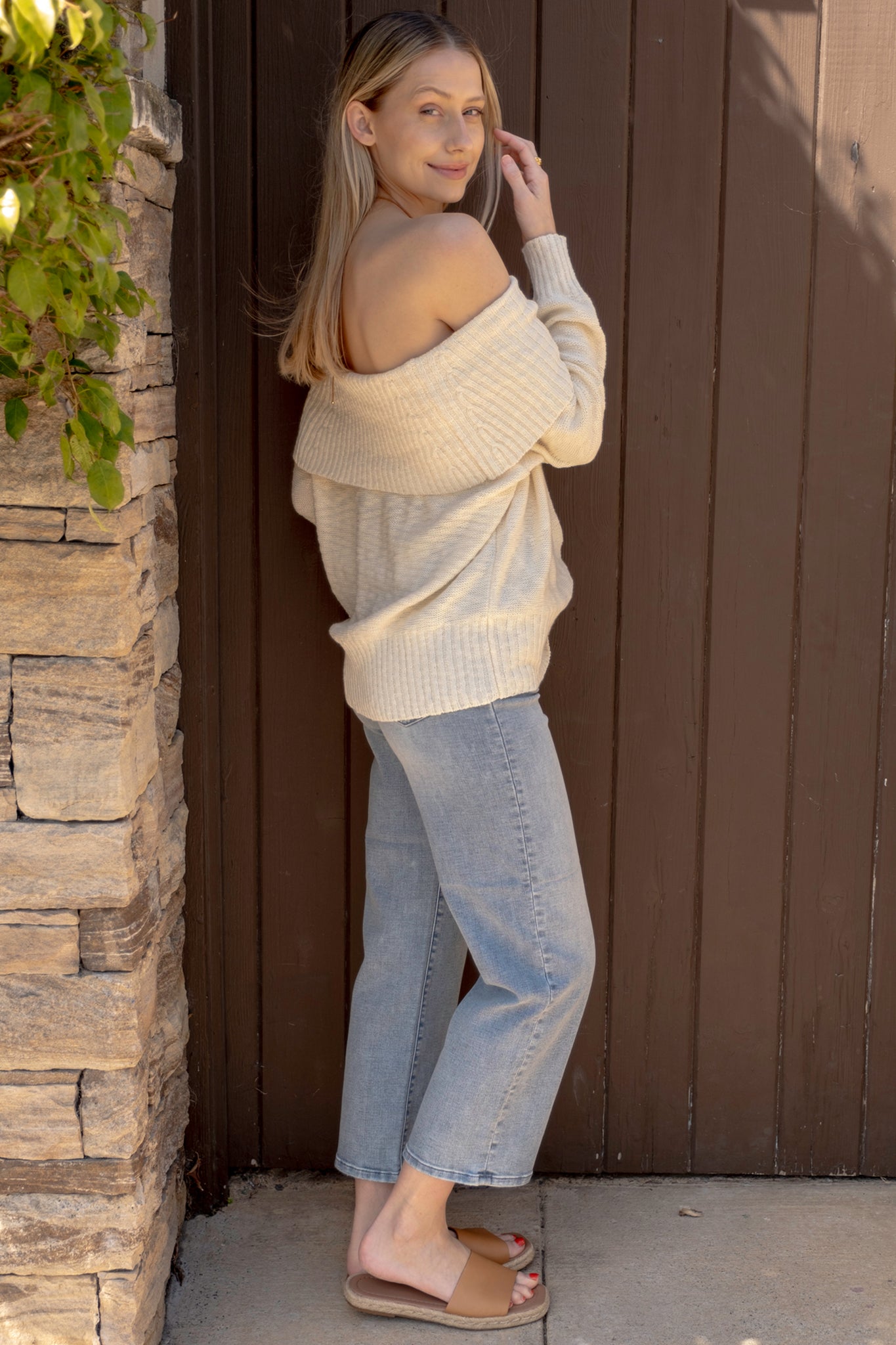 Eunina Dawn Wide Leg Jeans in Mariposa Lily