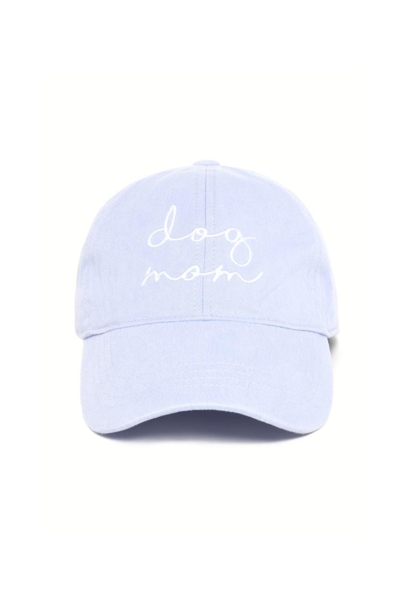 View 1 of Dog Mom Cap in Light Blue, a Hats from Larrea Cove. Detail: 
Introducing the Dog Mom Cap i...