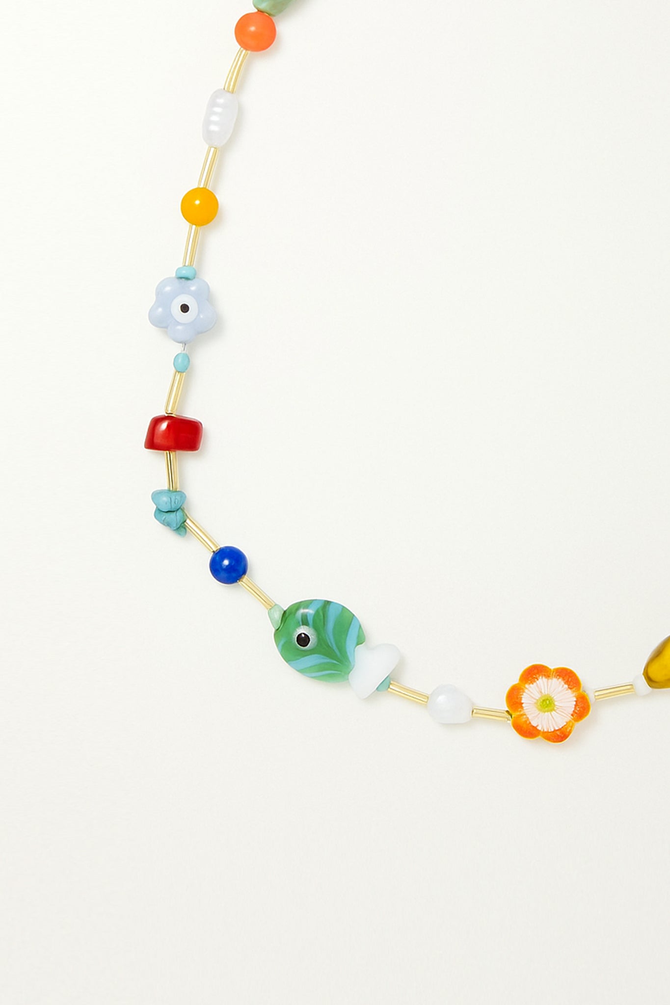 Fisherman Charms Chain Necklace