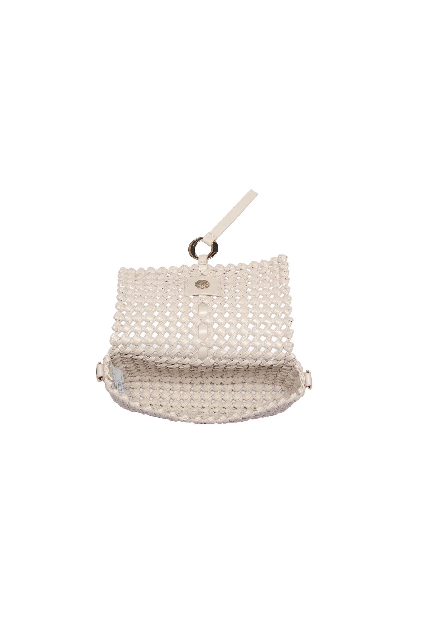 Knot Woven Crossbody in Oatmilk