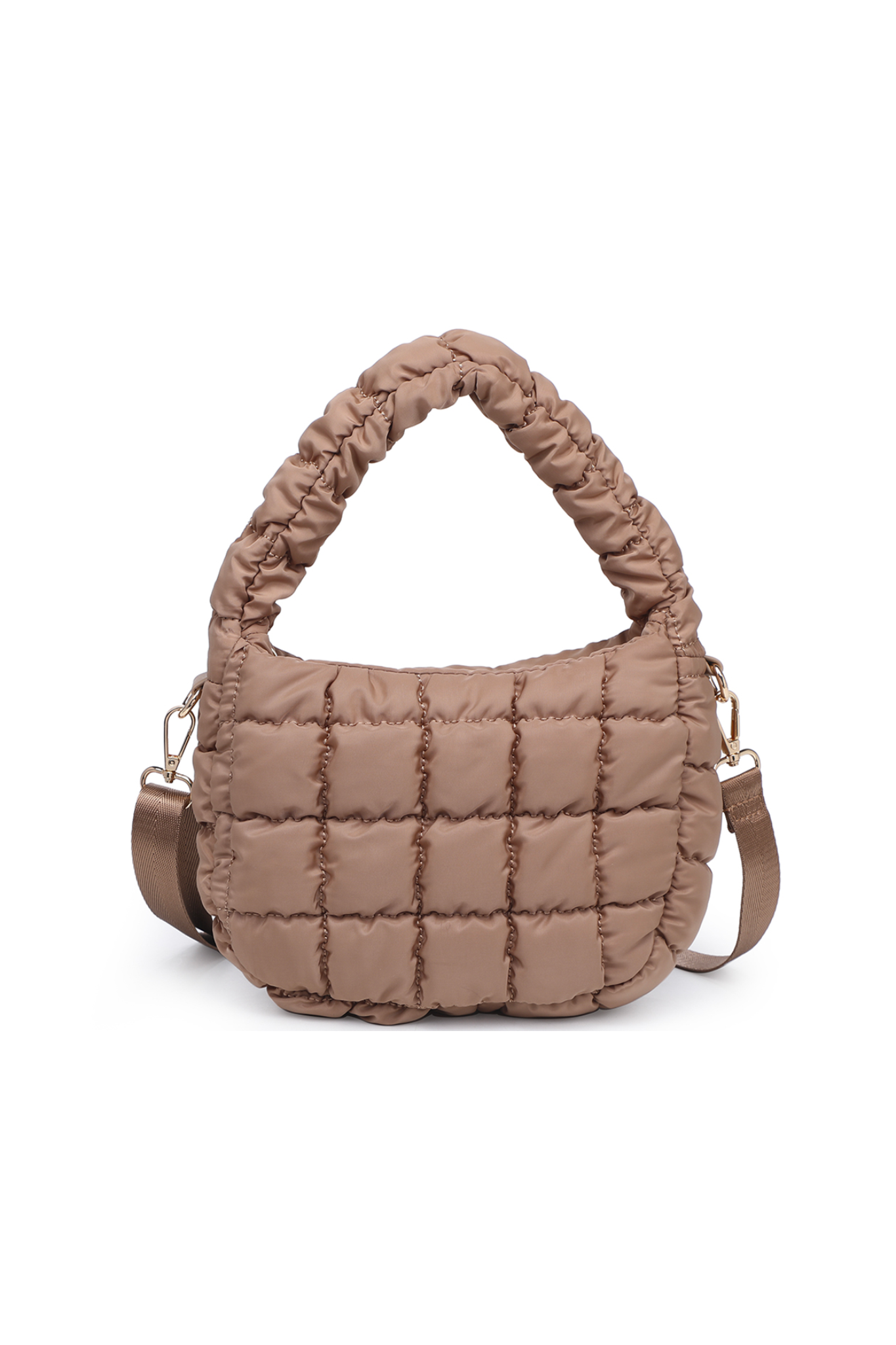 Moiu Mini Quilted Bag in Sand