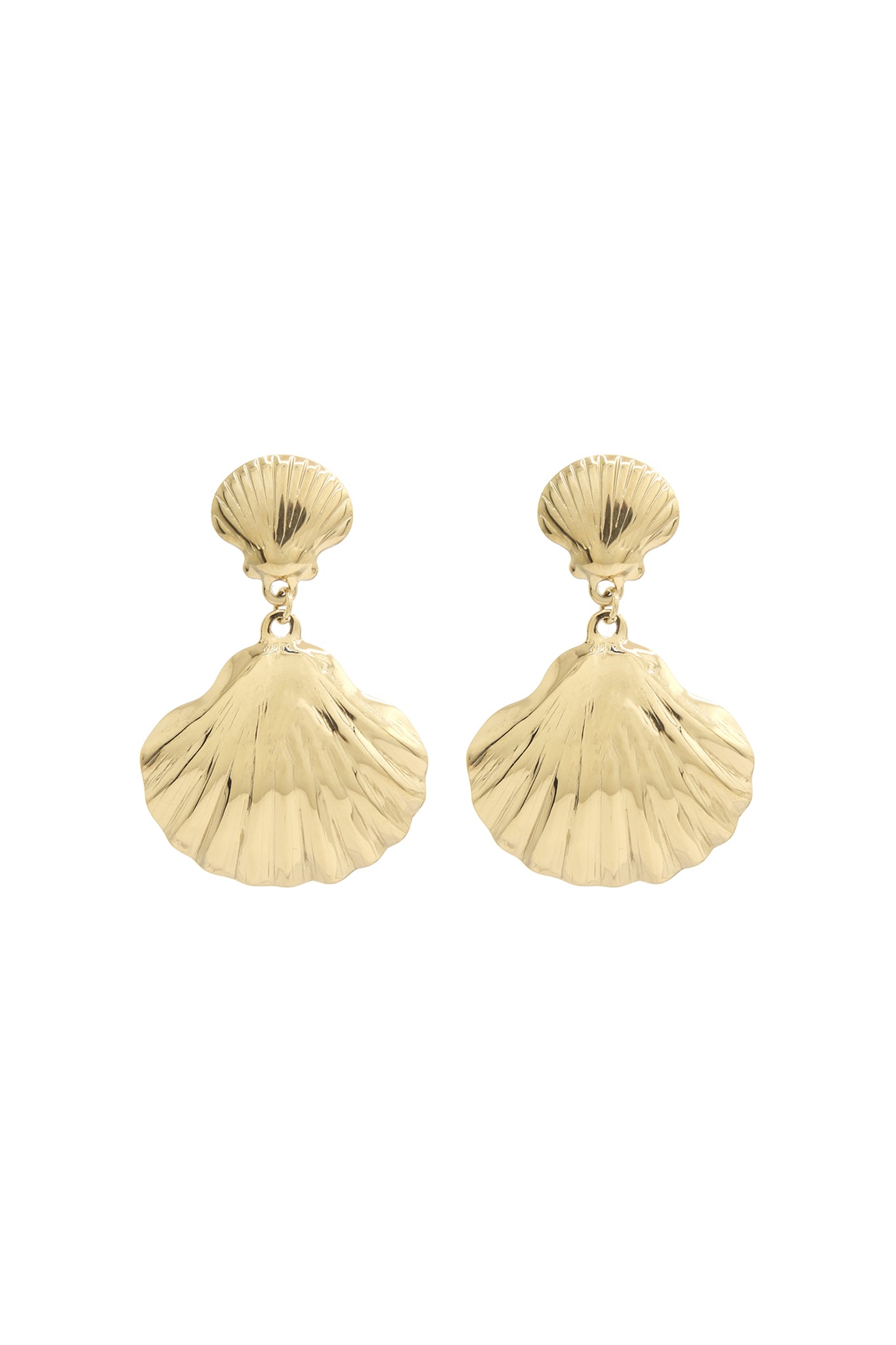 Shell Stainless Steel Dangle Earrings