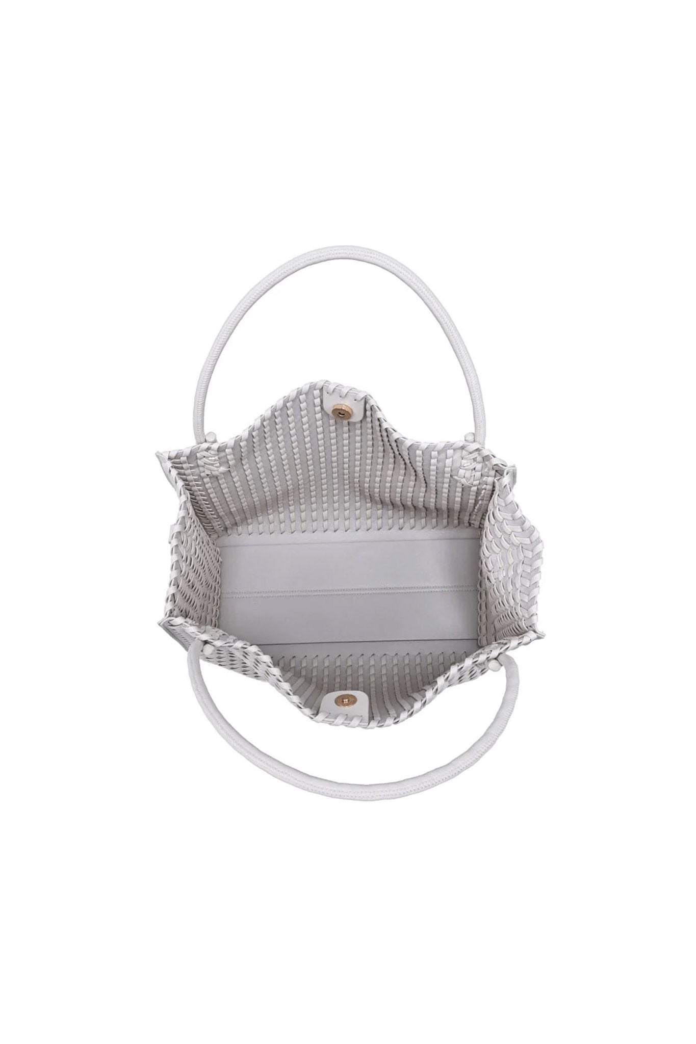 Sloane Woven Tote Bag in Cream