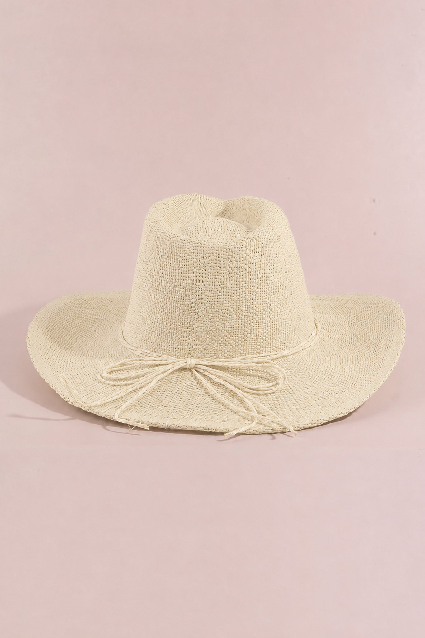 Golden Mesa Straw Hat  in Ivory