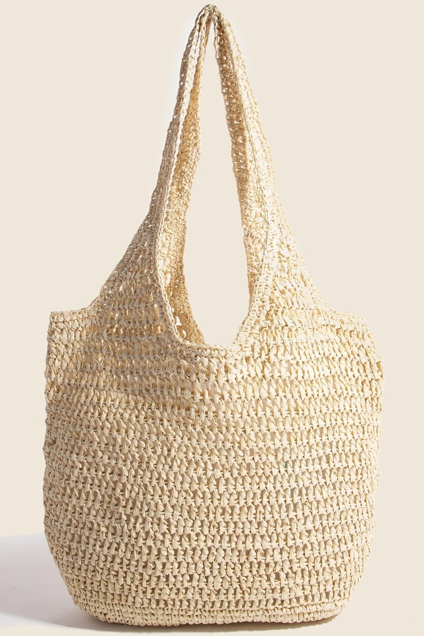 Sun Chaser Hobo Tote in Ivory