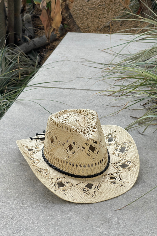 Lily Cowboy Hat in Ivory