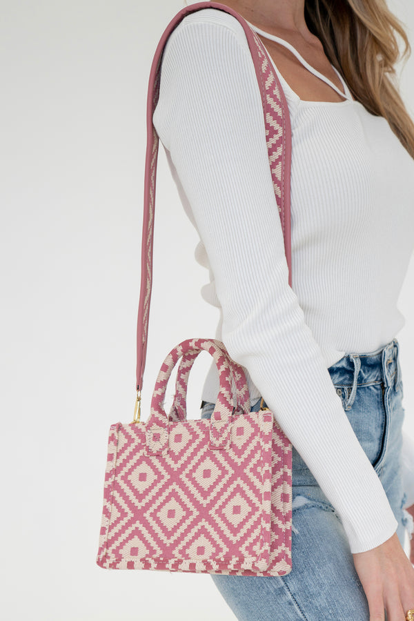 Kimi Mini Tote Bag in Pink