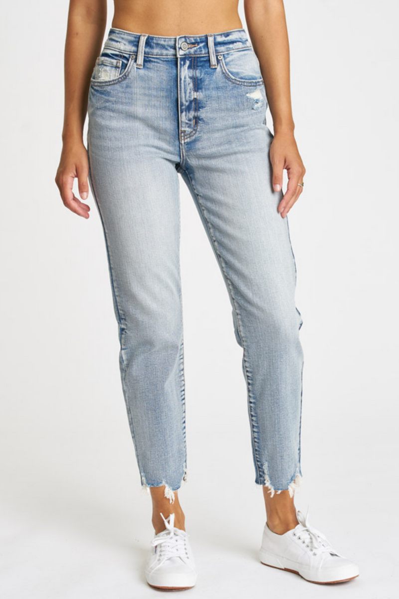 Eunina Tobi Mom Jeans in Doum