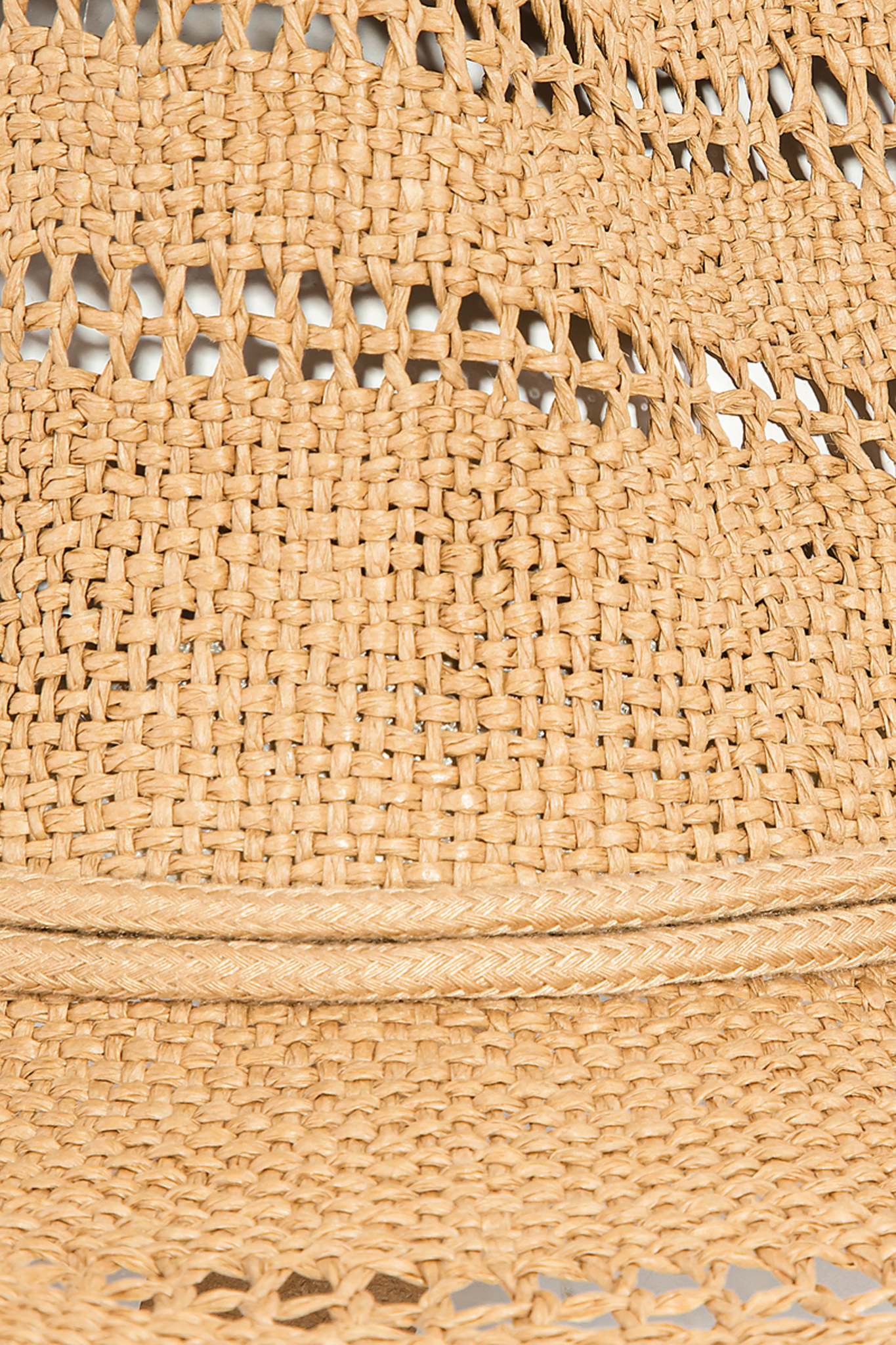 View 2 of Raye Straw Cowboy Hat, a Hats from Larrea Cove. Detail: .