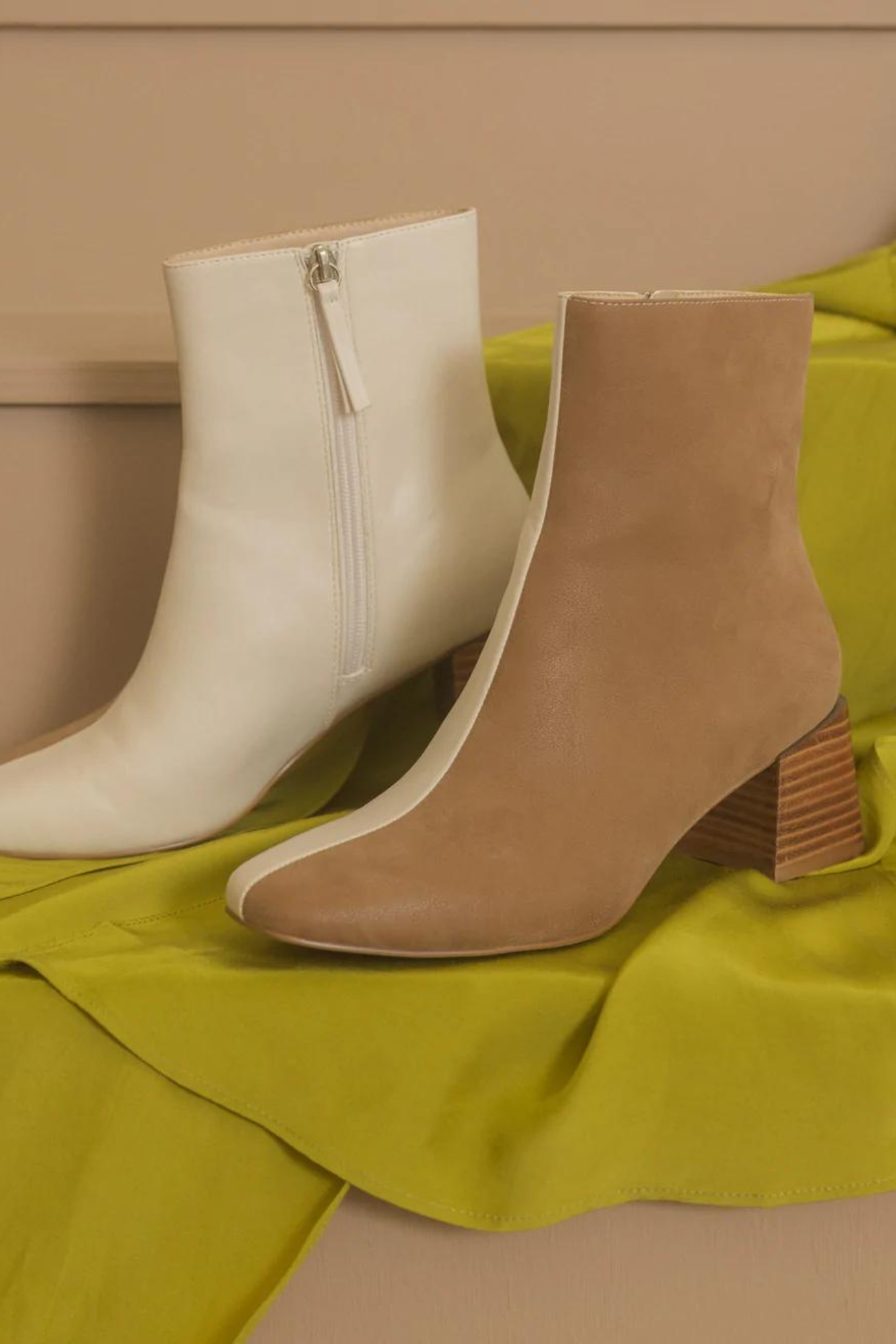 View 5 of Oasis Society Georgia Dual Chroma Bootie, a Shoes from Larrea Cove. Detail: .