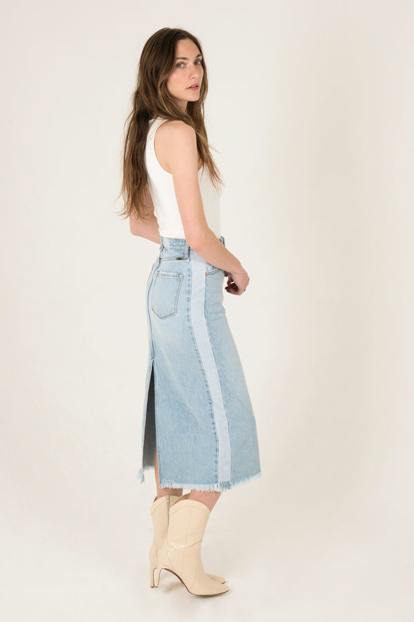 KanCan Midi Denim Skirt