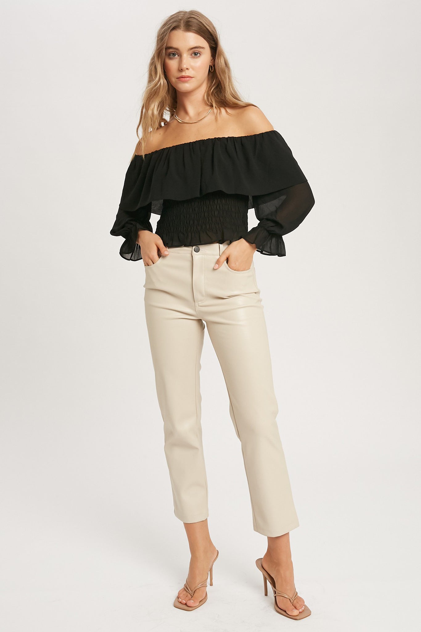 View 6 of Boa Off Shoulder Top, a Tops from Larrea Cove. Detail: .